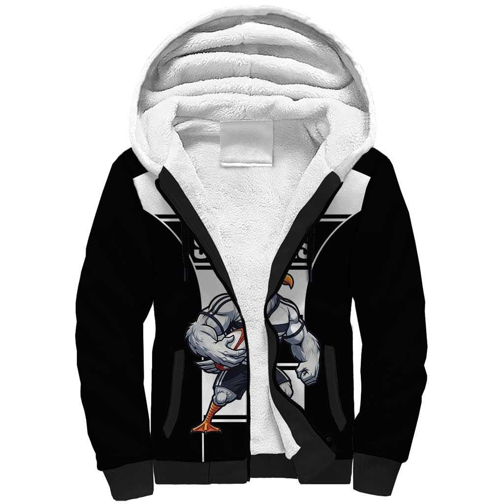 Tweed Heads Rugby Custom Sherpa Hoodie Go Seagulls Mascot Sporty Style - Aussie Hoodie