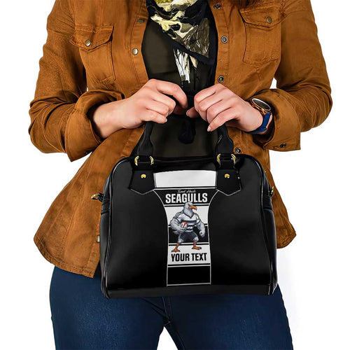 Tweed Heads Rugby Custom Shoulder Handbag Go Seagulls Mascot Sporty Style - Aussie Hoodie