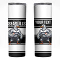 Tweed Heads Rugby Custom Skinny Tumbler Go Seagulls Mascot Sporty Style - Aussie Hoodie