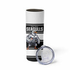Tweed Heads Rugby Custom Skinny Tumbler Go Seagulls Mascot Sporty Style - Aussie Hoodie