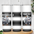 Tweed Heads Rugby Custom Skinny Tumbler Go Seagulls Mascot Sporty Style - Aussie Hoodie