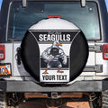 Tweed Heads Rugby Custom Spare Tire Cover Go Seagulls Mascot Sporty Style - Aussie Hoodie