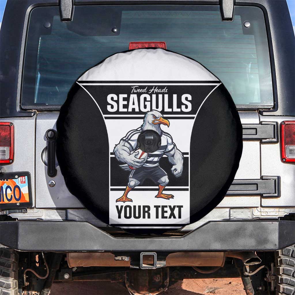 Tweed Heads Rugby Custom Spare Tire Cover Go Seagulls Mascot Sporty Style - Aussie Hoodie