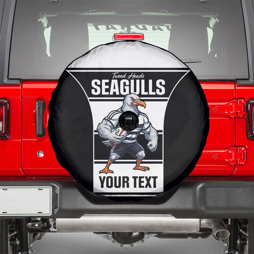 Tweed Heads Rugby Custom Spare Tire Cover Go Seagulls Mascot Sporty Style - Aussie Hoodie