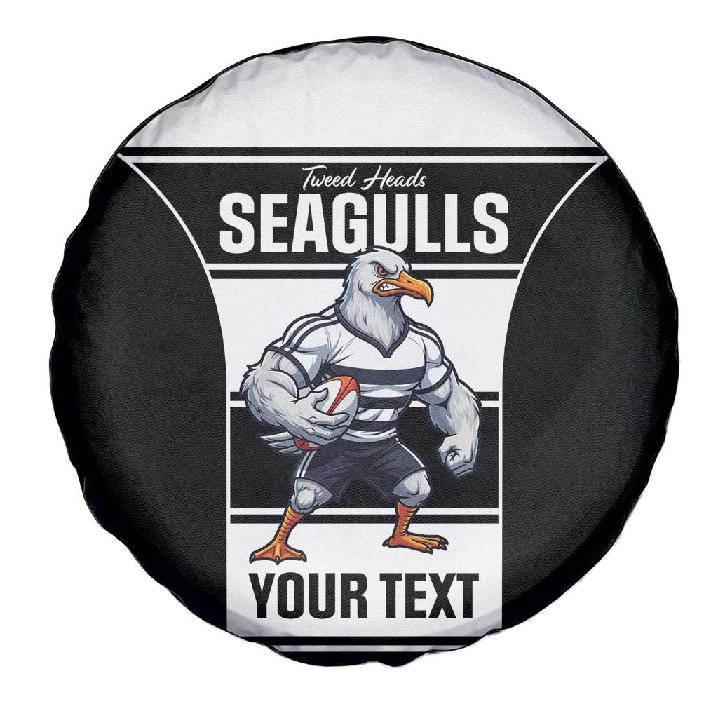 Tweed Heads Rugby Custom Spare Tire Cover Go Seagulls Mascot Sporty Style - Aussie Hoodie