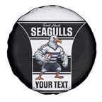 Tweed Heads Rugby Custom Spare Tire Cover Go Seagulls Mascot Sporty Style - Aussie Hoodie