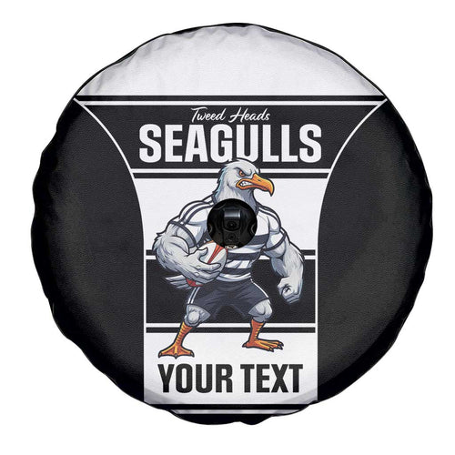Tweed Heads Rugby Custom Spare Tire Cover Go Seagulls Mascot Sporty Style - Aussie Hoodie