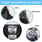 Tweed Heads Rugby Custom Spare Tire Cover Go Seagulls Mascot Sporty Style - Aussie Hoodie