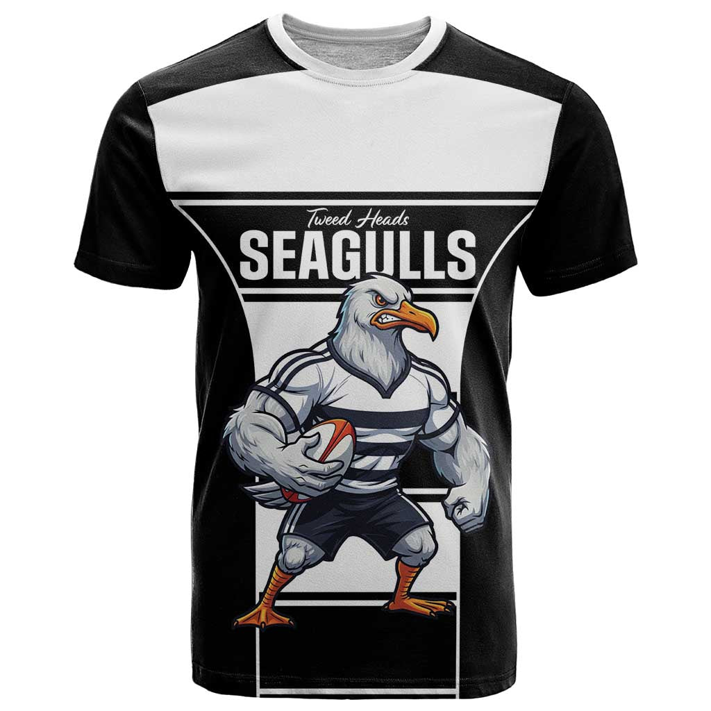 Tweed Heads Rugby Custom T Shirt Go Seagulls Mascot Sporty Style - Aussie Hoodie