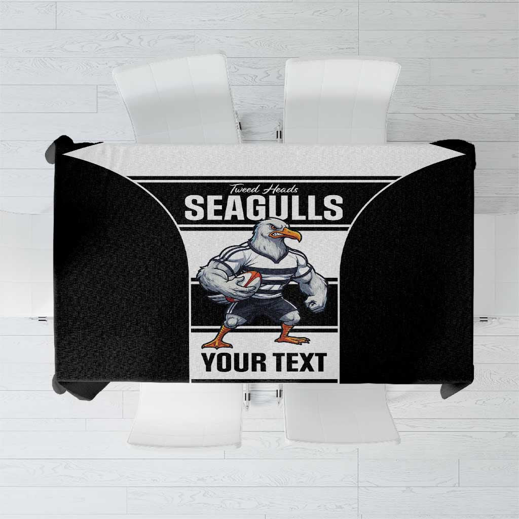 Tweed Heads Rugby Custom Tablecloth Go Seagulls Mascot Sporty Style - Aussie Hoodie