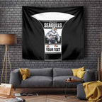 Tweed Heads Rugby Custom Tapestry Go Seagulls Mascot Sporty Style - Aussie Hoodie