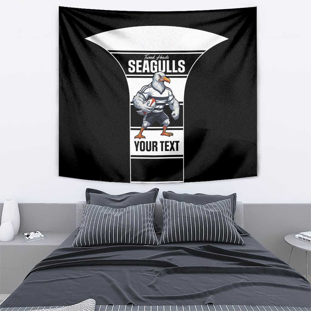 Tweed Heads Rugby Custom Tapestry Go Seagulls Mascot Sporty Style - Aussie Hoodie