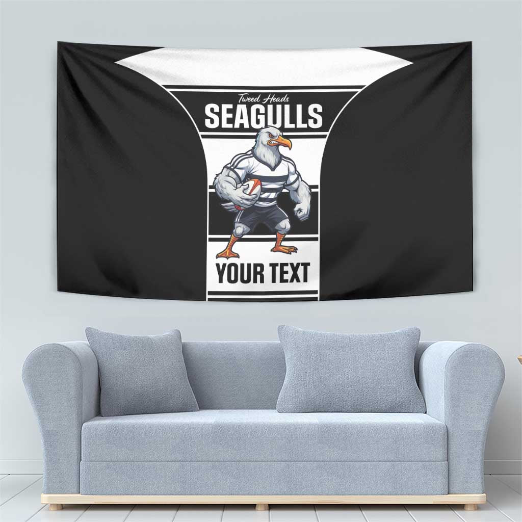 Tweed Heads Rugby Custom Tapestry Go Seagulls Mascot Sporty Style - Aussie Hoodie