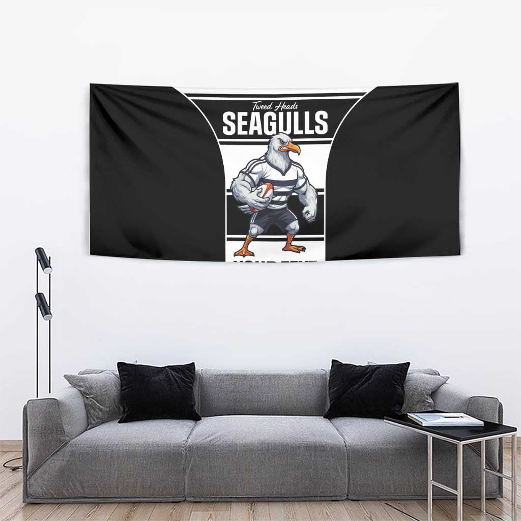 Tweed Heads Rugby Custom Tapestry Go Seagulls Mascot Sporty Style - Aussie Hoodie