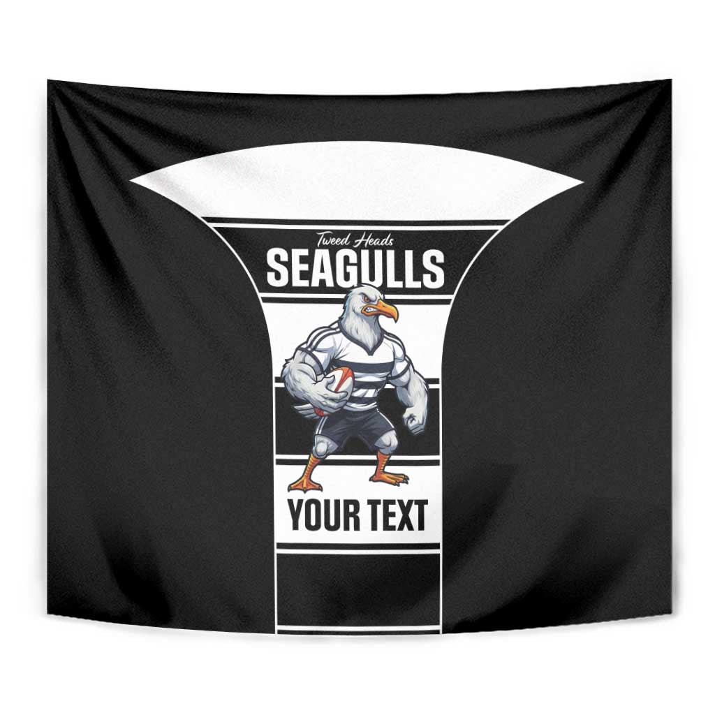 Tweed Heads Rugby Custom Tapestry Go Seagulls Mascot Sporty Style - Aussie Hoodie