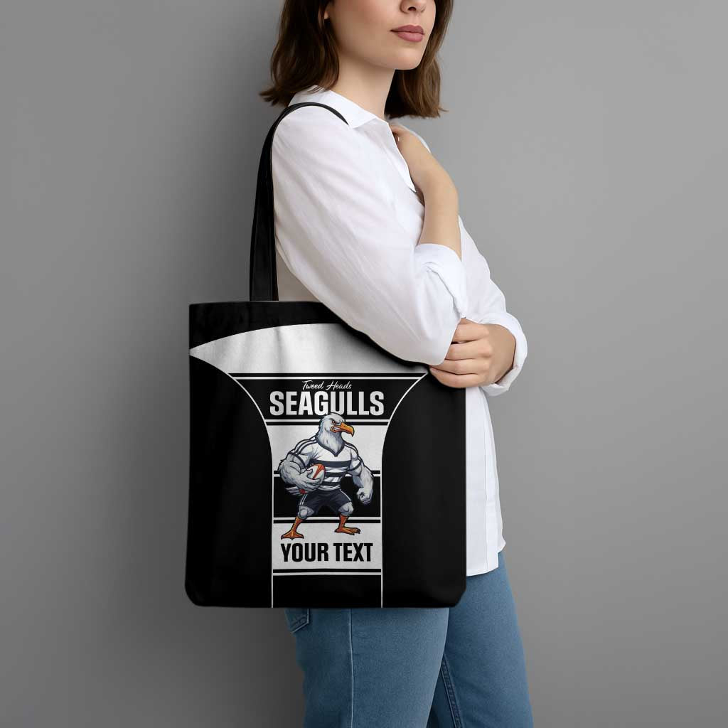 Tweed Heads Rugby Custom Tote Bag Go Seagulls Mascot Sporty Style - Aussie Hoodie