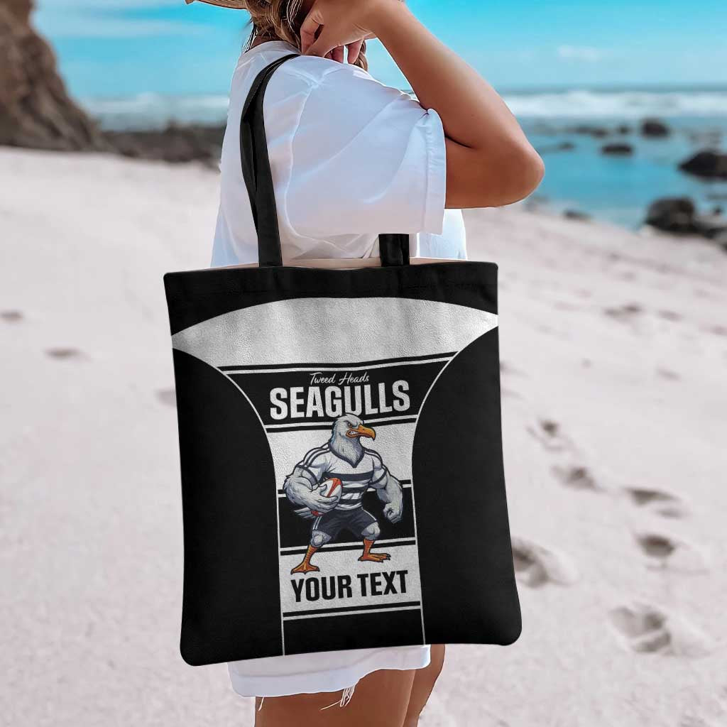 Tweed Heads Rugby Custom Tote Bag Go Seagulls Mascot Sporty Style - Aussie Hoodie