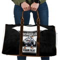 Tweed Heads Rugby Custom Travel Bag Go Seagulls Mascot Sporty Style - Aussie Hoodie