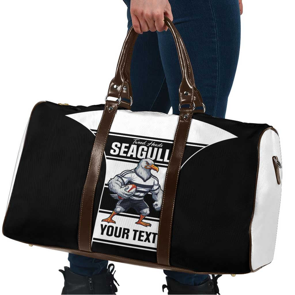 Tweed Heads Rugby Custom Travel Bag Go Seagulls Mascot Sporty Style - Aussie Hoodie