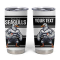 Tweed Heads Rugby Custom Tumbler Cup Go Seagulls Mascot Sporty Style - Aussie Hoodie