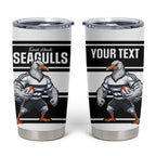 Tweed Heads Rugby Custom Tumbler Cup Go Seagulls Mascot Sporty Style - Aussie Hoodie