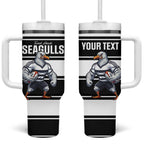 Tweed Heads Rugby Custom Tumbler With Handle Go Seagulls Mascot Sporty Style - Aussie Hoodie