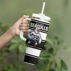 Tweed Heads Rugby Custom Tumbler With Handle Go Seagulls Mascot Sporty Style - Aussie Hoodie