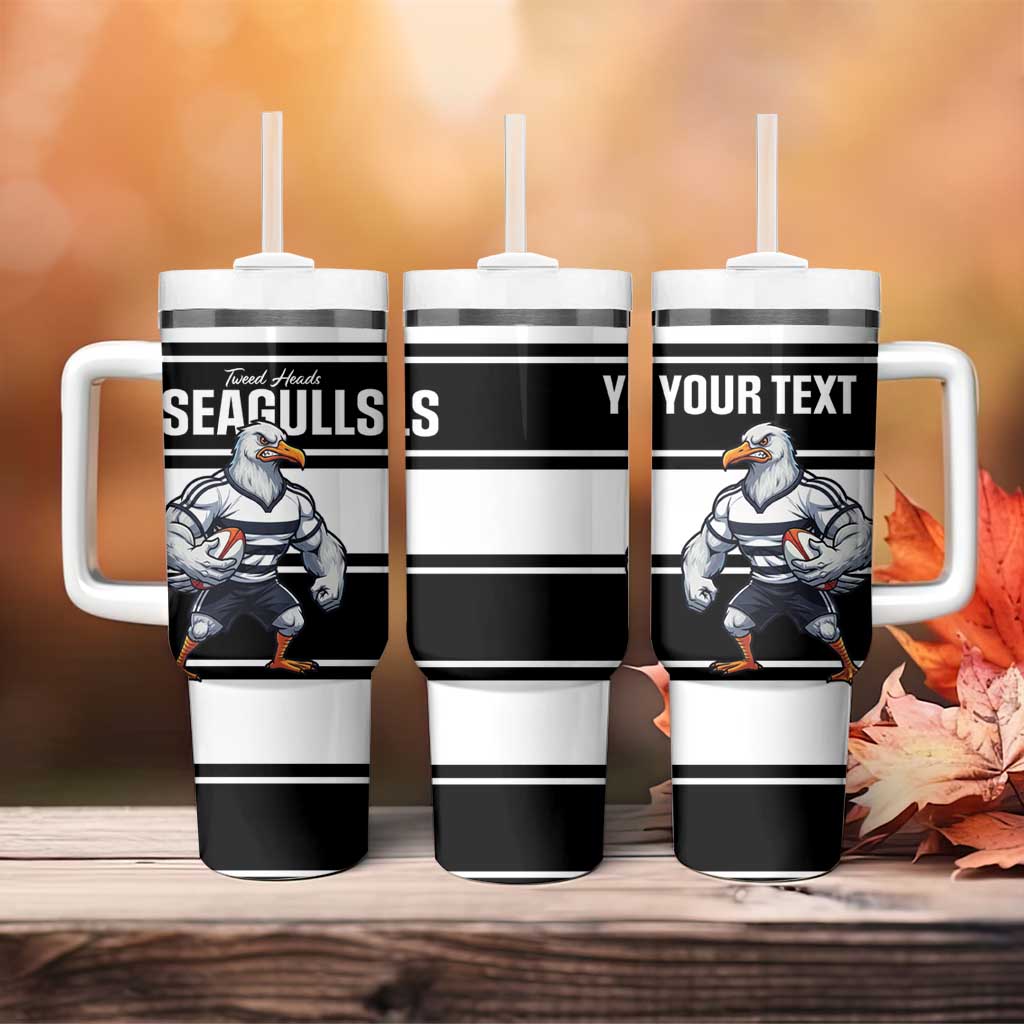 Tweed Heads Rugby Custom Tumbler With Handle Go Seagulls Mascot Sporty Style - Aussie Hoodie