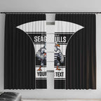 Tweed Heads Rugby Custom Window Curtain Go Seagulls Mascot Sporty Style - Aussie Hoodie