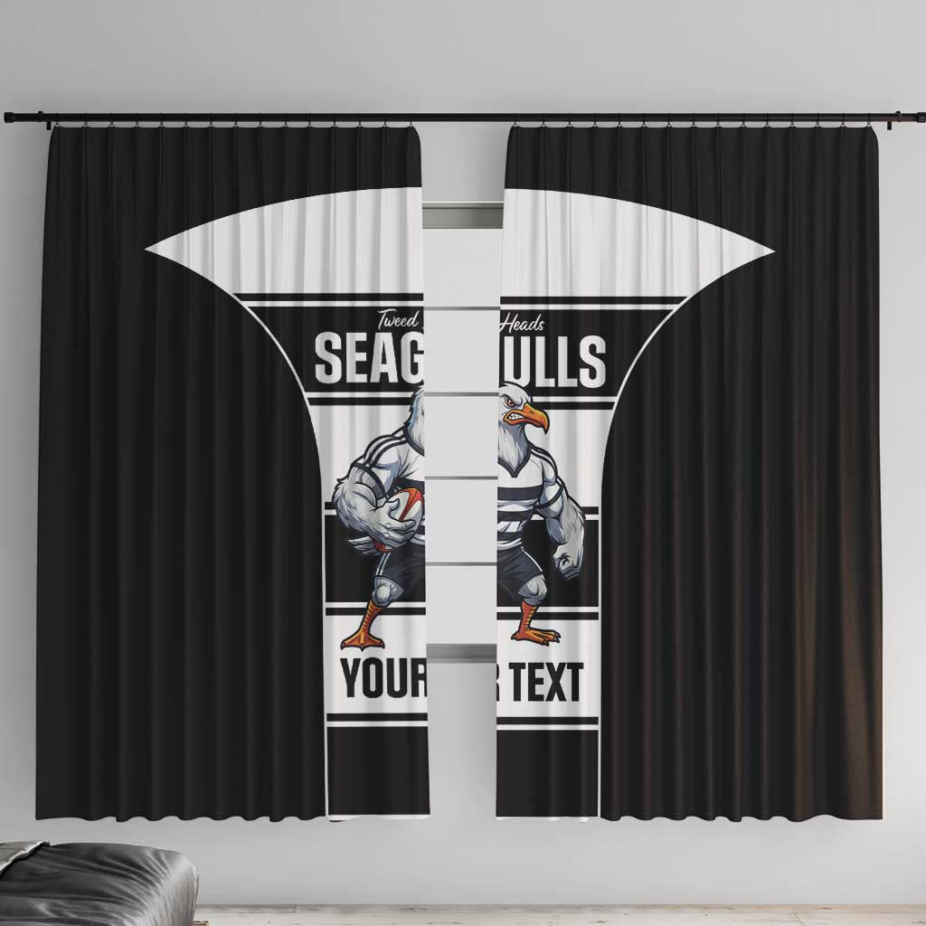Tweed Heads Rugby Custom Window Curtain Go Seagulls Mascot Sporty Style - Aussie Hoodie