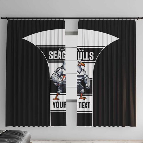 Tweed Heads Rugby Custom Window Curtain Go Seagulls Mascot Sporty Style - Aussie Hoodie
