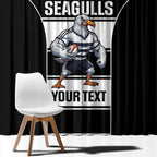 Tweed Heads Rugby Custom Window Curtain Go Seagulls Mascot Sporty Style - Aussie Hoodie