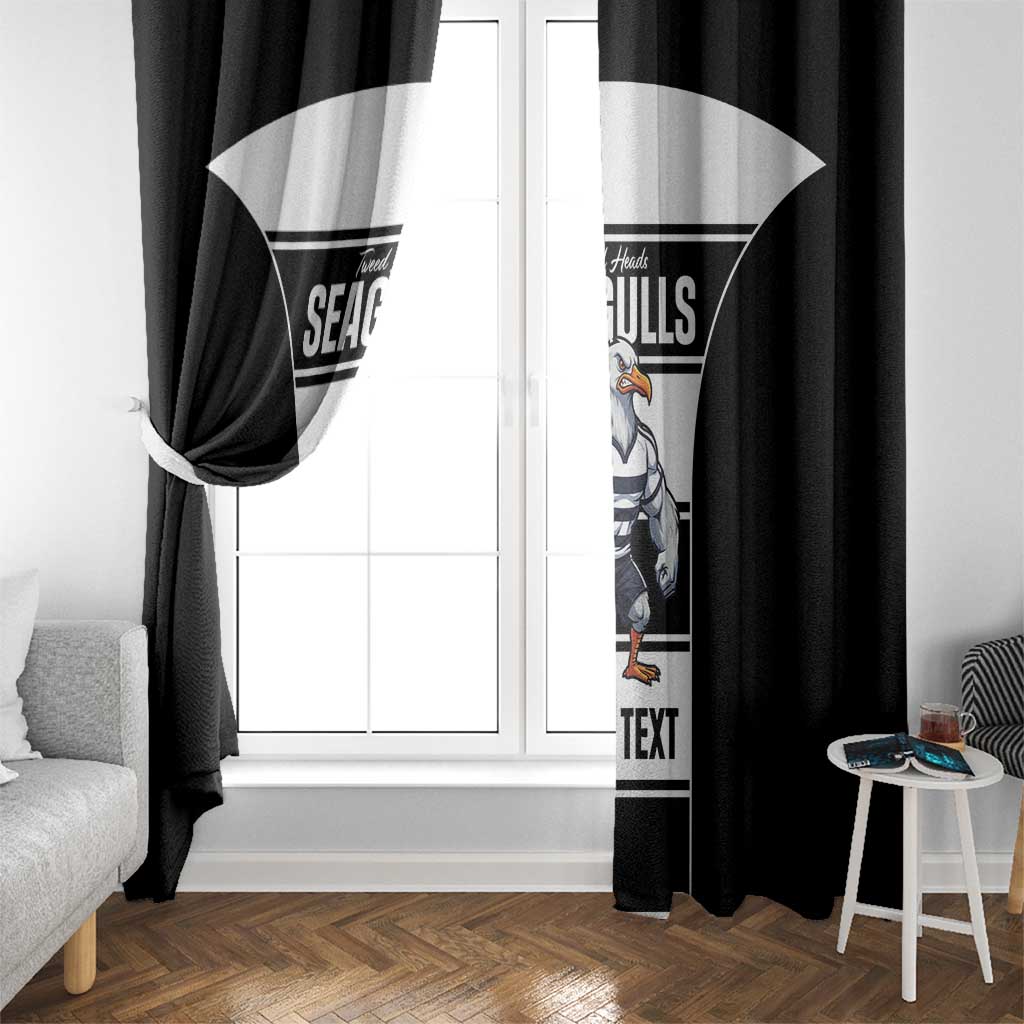 Tweed Heads Rugby Custom Window Curtain Go Seagulls Mascot Sporty Style - Aussie Hoodie