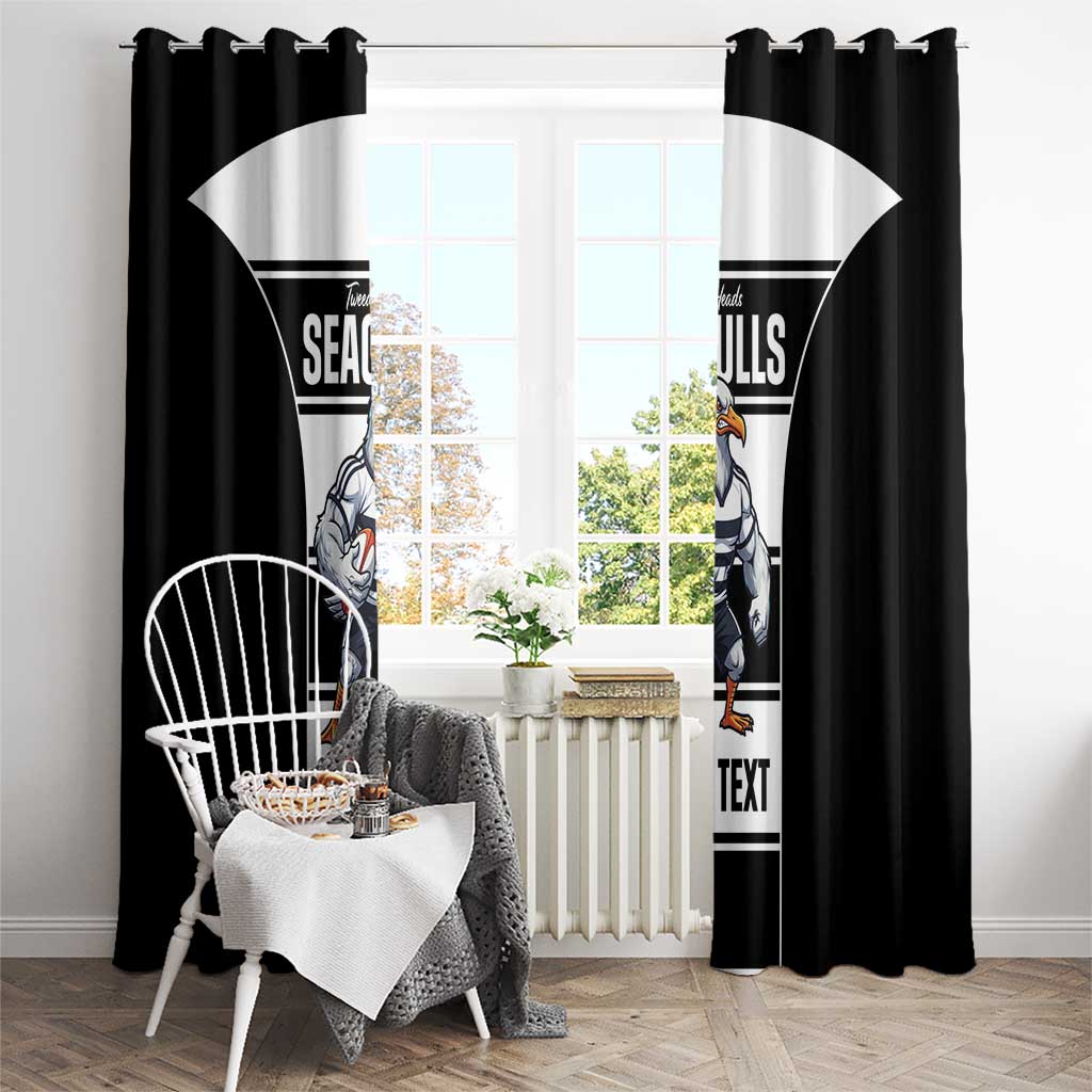 Tweed Heads Rugby Custom Window Curtain Go Seagulls Mascot Sporty Style - Aussie Hoodie