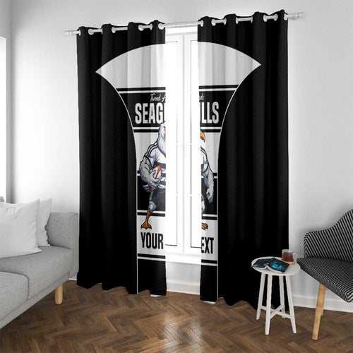 Tweed Heads Rugby Custom Window Curtain Go Seagulls Mascot Sporty Style - Aussie Hoodie