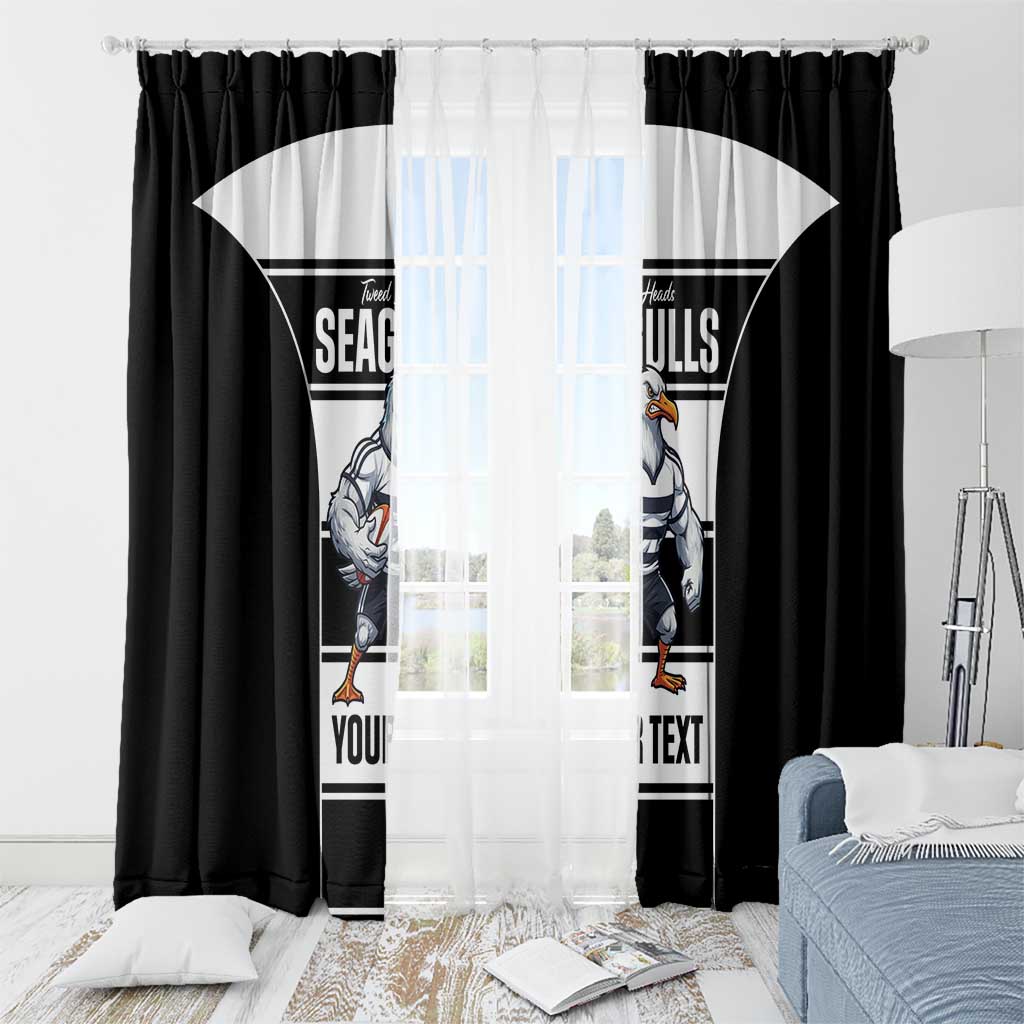 Tweed Heads Rugby Custom Window Curtain Go Seagulls Mascot Sporty Style - Aussie Hoodie