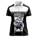 Tweed Heads Rugby Custom Women Polo Shirt Go Seagulls Mascot Sporty Style - Aussie Hoodie