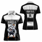 Tweed Heads Rugby Custom Women Polo Shirt Go Seagulls Mascot Sporty Style - Aussie Hoodie