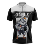 Tweed Heads Rugby Custom Zipper Polo Shirt Go Seagulls Mascot Sporty Style - Aussie Hoodie