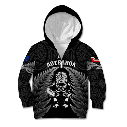 new-zealand-aotearoa-rugby-kid-hoodie-nz-tiki-with-maori-fern-world-cup-black-version