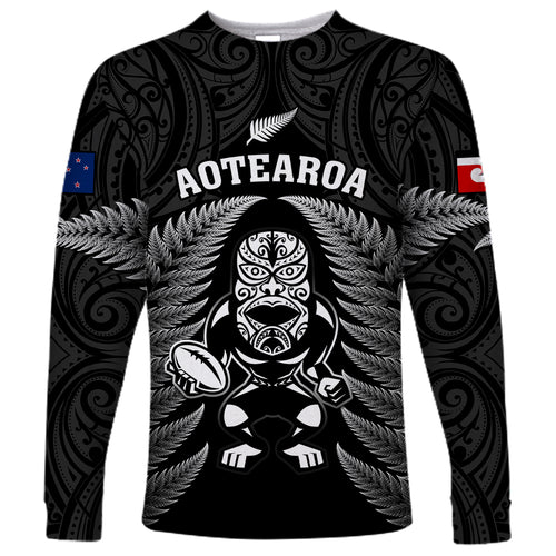 custom-new-zealand-aotearoa-rugby-long-sleeve-shirt-nz-tiki-with-maori-fern-world-cup-black-version