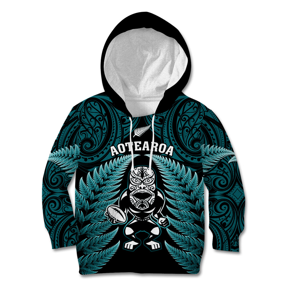 new-zealand-aotearoa-rugby-kid-hoodie-nz-tiki-with-maori-fern-world-cup-turquoise-version