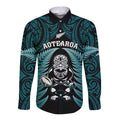 new-zealand-aotearoa-rugby-long-sleeve-button-shirt-nz-tiki-with-maori-fern-world-cup-turquoise-version