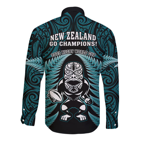 new-zealand-aotearoa-rugby-long-sleeve-button-shirt-nz-tiki-with-maori-fern-world-cup-turquoise-version