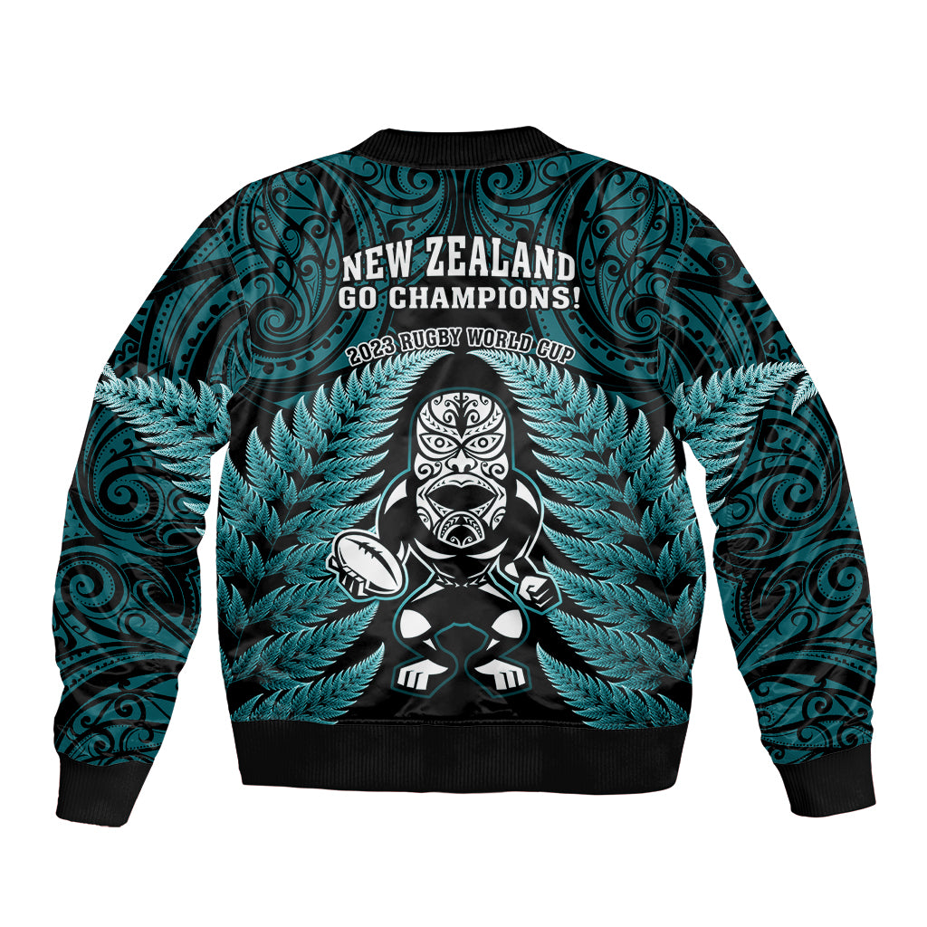 new-zealand-aotearoa-rugby-sleeve-zip-bomber-jacket-nz-tiki-with-maori-fern-world-cup-turquoise-version