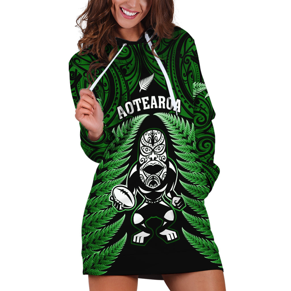 new-zealand-aotearoa-rugby-hoodie-dress-nz-tiki-with-maori-fern-world-cup-green-version