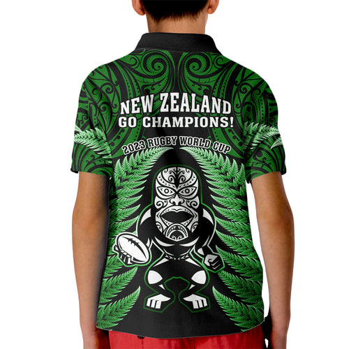 new-zealand-aotearoa-rugby-kid-polo-shirt-nz-tiki-with-maori-fern-world-cup-green-version