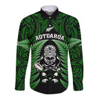 new-zealand-aotearoa-rugby-long-sleeve-button-shirt-nz-tiki-with-maori-fern-world-cup-green-version