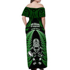 new-zealand-aotearoa-rugby-off-shoulder-maxi-dress-nz-tiki-with-maori-fern-world-cup-green-version