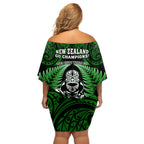 new-zealand-aotearoa-rugby-off-shoulder-short-dress-nz-tiki-with-maori-fern-world-cup-green-version